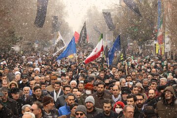 تجدید پیمان مردم ارومیه با شهید سپهبد قاسم سلیمانی