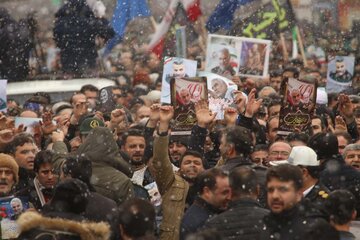 تجدید پیمان مردم ارومیه با شهید سپهبد قاسم سلیمانی