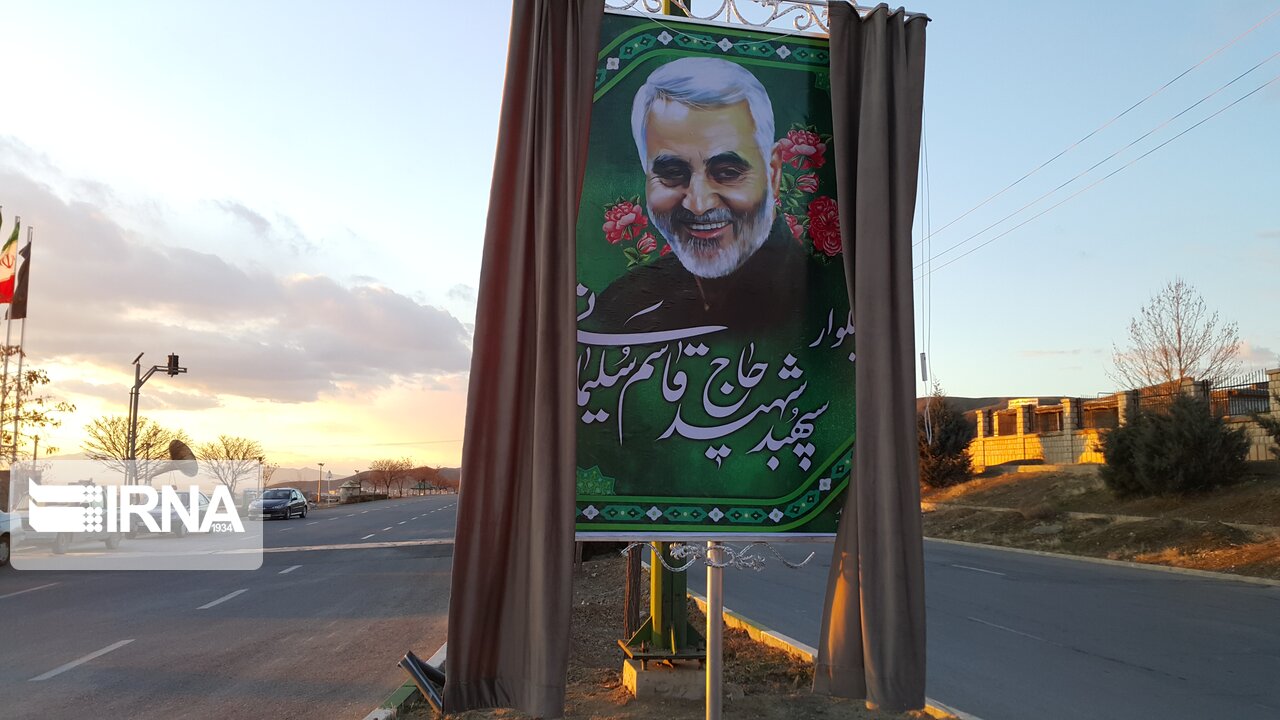 بلوار سپهبد حاج قاسم سلیمانی در ملایر رونمایی شد