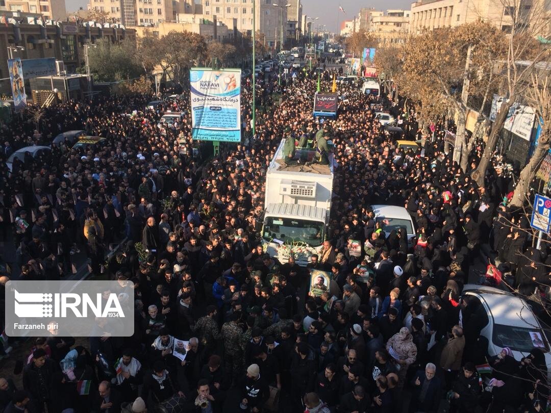 پیکر ۲ شهید مقاومت در حرم عبدالعظیم (ع) به خاک سپرده می شود