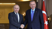 پوتین برای افتتاح خط لوله گاز «جریان ترک» وارد ترکیه شد