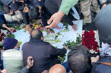 Burial ceremony of  Lieutenant General Qasem Soleimani in Kerman