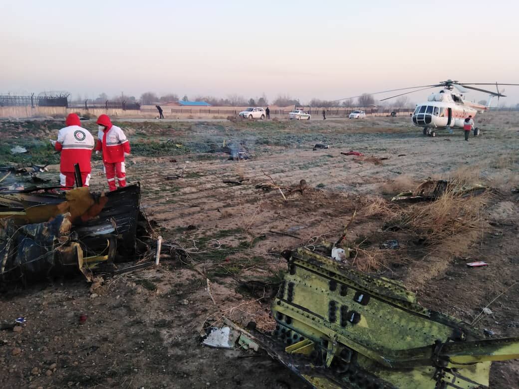 В Тегеране разбился украинский пассажирский самолет
