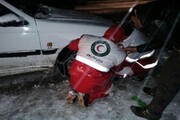هلال‌احمر میاندوآب به ۱۰۰ خودرو گرفتار در برف امدادرسانی کرد