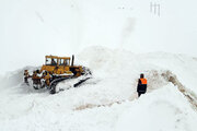 برف راه ارتباطی ۷۹۵ روستای کردستان را مسدود کرد