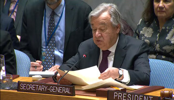 دبیرکل سازمان ملل نسبت به خطرناک شدن تنش‌ها هشدار داد


