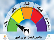 بارش برف هوای مشهد را پاک کرد