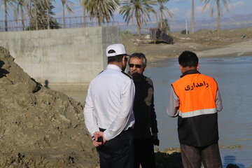 عملیات بازگشایی آبنمای گروک 60 کیلومتری جاسک