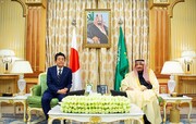 دیدار نخست وزیر ژاپن و مقام‌های ارشد عربستان در ریاض