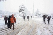 تداوم بارش برف و ابراز خوشحالی مردم آذربایجان‌غربی