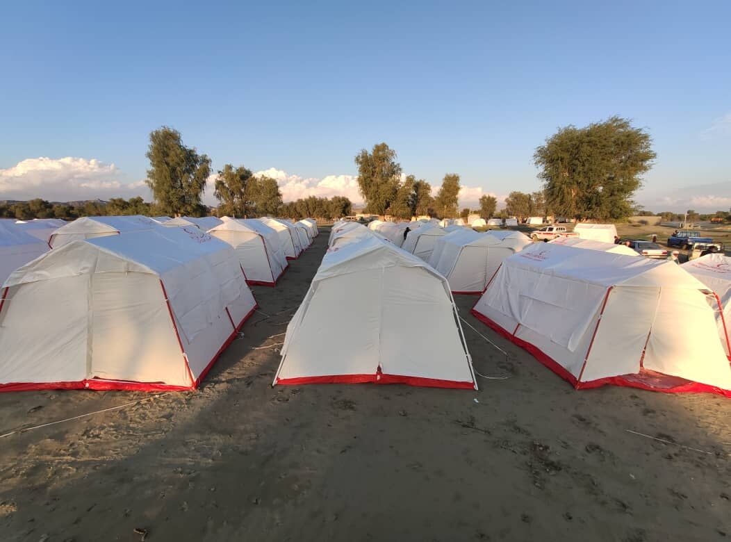 ۱۱۰ خانوار در جاسک اسکان موقت داده شدند