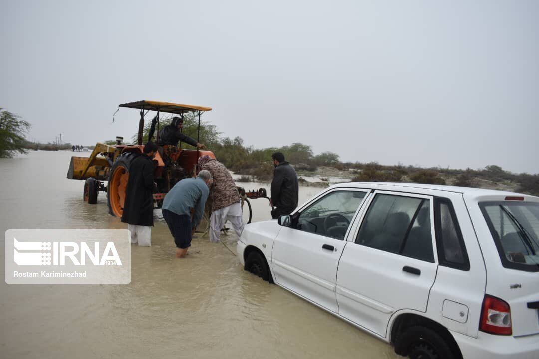 سیلاب در جنوب سیستان و بلوچستان هشت مصدوم برجا گذاشت