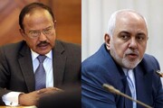 وزیرامورخارجه ایران با مشاور امنیت ملی هند دیدار کرد