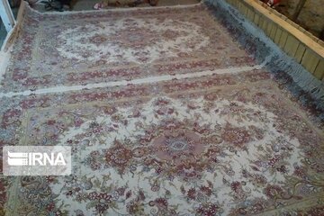 Carpet weaving by hands in Iran