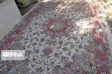 Carpet weaving by hands in Iran