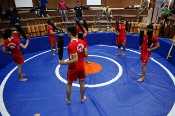 Camp d’entrainement de l’équipe nationale du sport traditionnel iranien