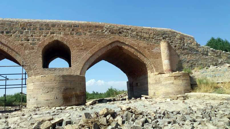 مرمت پل‌دختر قلی کندی ملکان به اتمام رسید
