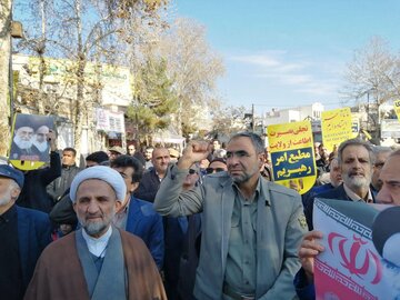 راهپیمایی مردم شاهرود