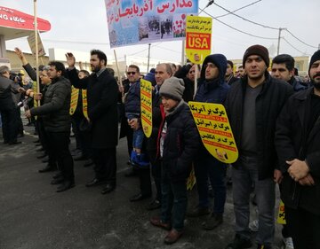 راهپیمایی دفاع از اقتدار نظام در ارومیه