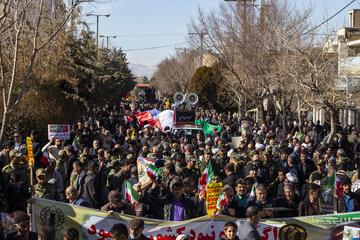 راهپیمایی مردم چهارمحال و بختیاری در حمایت از اقتدار ایران برگزار شد