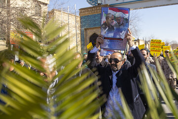 راهپیمایی مردم شیراز در حمایت از اقتدار نظام جمهوری اسلامی