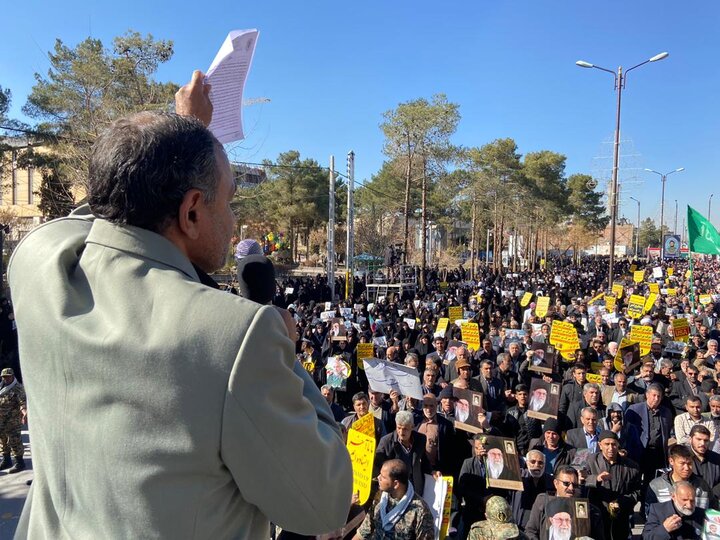 راهپیمایی حمایت از اقتدار نظام در کرمان