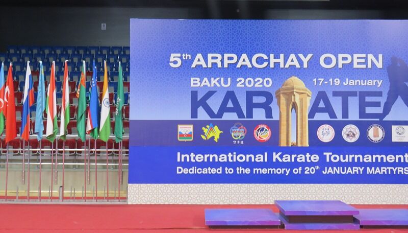 مسابقات بین المللی کاراته با حضور ایران در باکو آغاز شد
