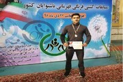 کشتی‌گیر ناشنوای بوکانی نایب قهرمان ایران شد