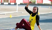 دختر ایرانی رکورد دوی ۶۰ متر داخل سالن را شکست
