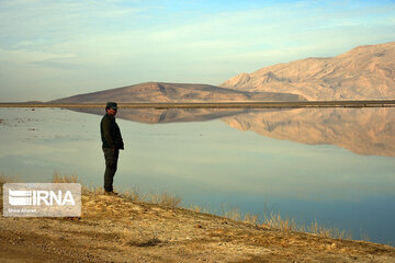 Kamjan Marsh in southern Iran