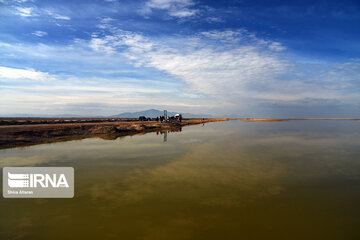 Kamjan Marsh in southern Iran