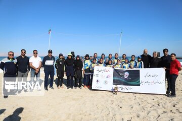 Women at rugby contests across Iran