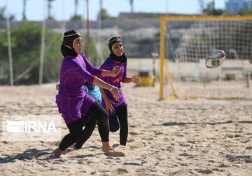 Women at rugby contests across Iran