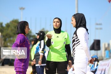 Women at rugby contests across Iran