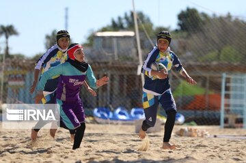 Women at rugby contests across Iran