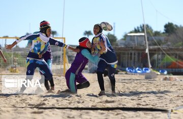 Women at rugby contests across Iran