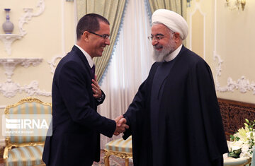 Iranian president meeting with Venezuelan Foreign Minister