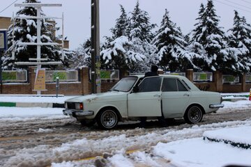 بارش برف در ایلام