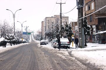 بارش برف در ایلام