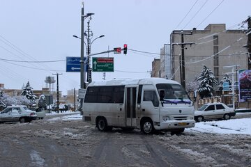 بارش برف در ایلام