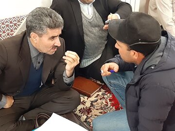 برپایی میزخدمت در روستای محمدآباد میامی