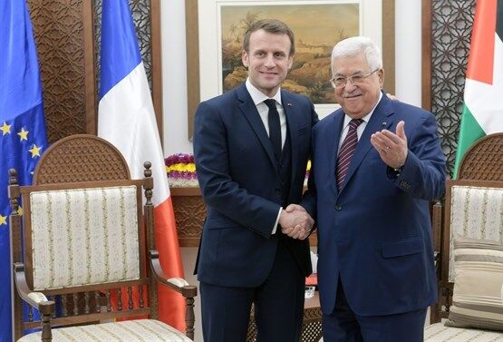 محمود عباس: فرانسه کشور فلسطین را به رسمیت بشناسد
