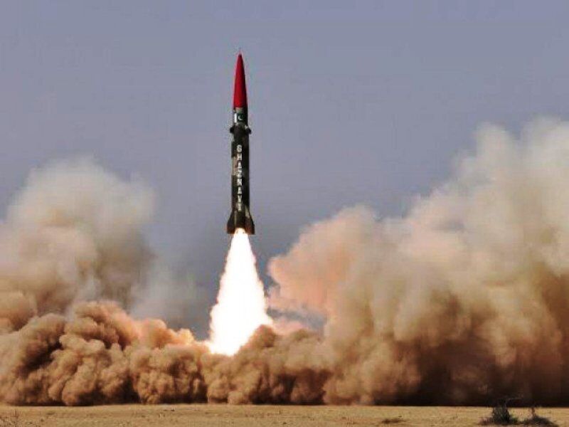 Pakistan test-fires short range ballistic missile