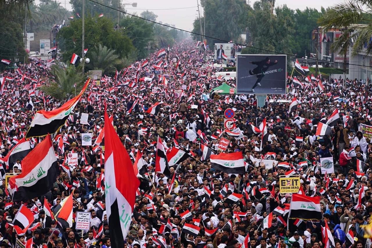 عراق و صدای رسای نه به آمریکا - ایرنا