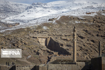 Iran's Persepolis in winter