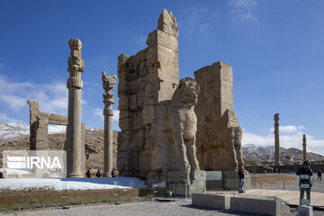 Iran's Persepolis in winter