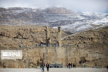 Iran's Persepolis in winter