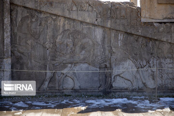 Iran's Persepolis in winter