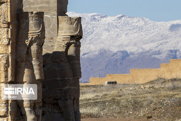 Iran's Persepolis in winter