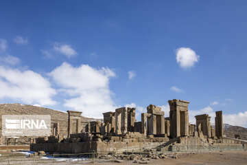 Iran's Persepolis in winter